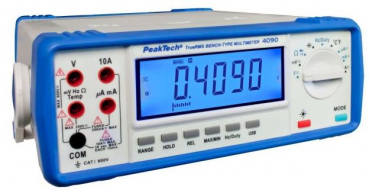 PeakTech 4090 Digital-Tischmultimeter 22.000 Counts mit USB